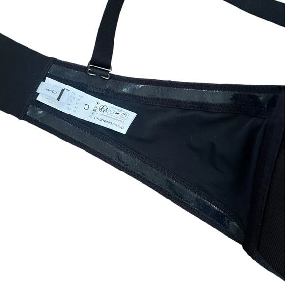 ^NWOT Chantelle Bra C13F50 Norah Comfort Strapless Convertible Black – 40D - Picture 8 of 9